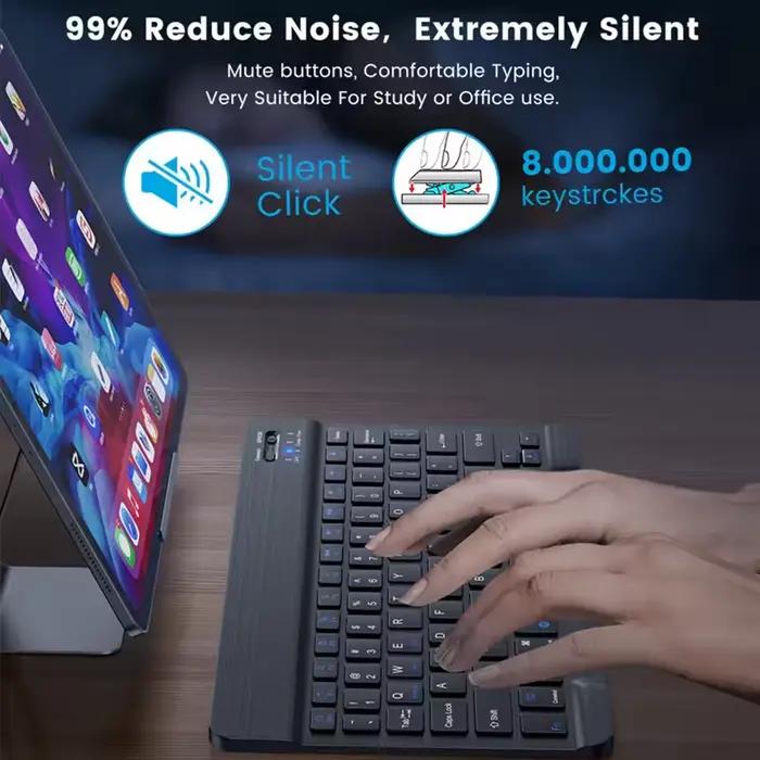 2025 nouveau clavier sans fil Bluetooth souris pour IOS Android Windows tablette pour iPad Mini Pro