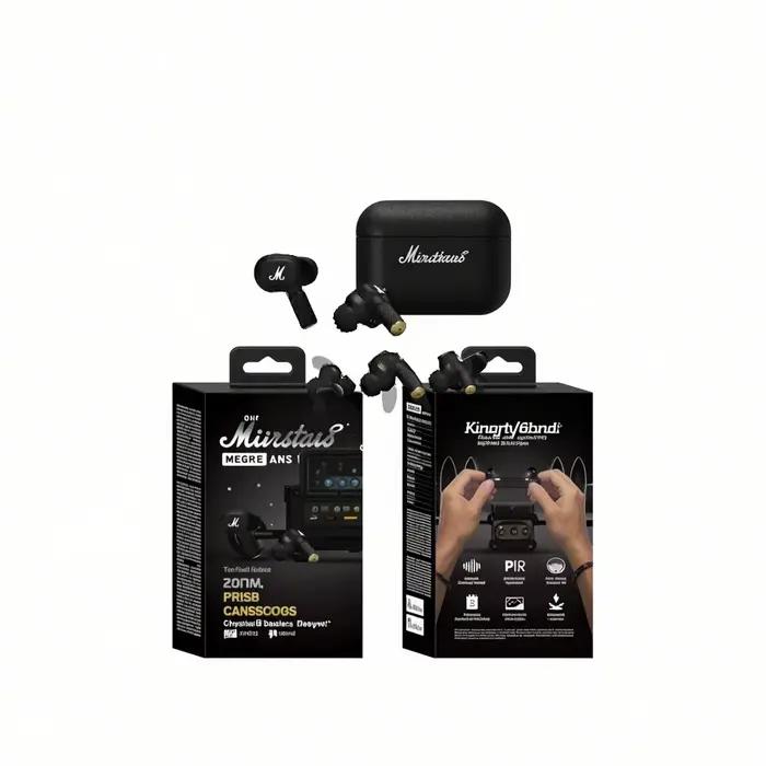 Écouteurs sans fil à réduction de bruit pour casque audio Bluetooth Marshall Motif A.N.C TWS pour Oppo A98 Vivo V27 Pro