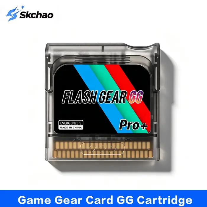 Cartouche de jeu Game Gear GG FlashMaster avec carte TF de 4 Go préchargée avec plus de 1000 jeux