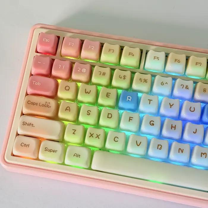 Candy Ragdoll chat mignon Keycaps PC MAO profil ensemble complet avec oreilles