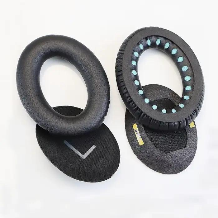 Oreillettes en mousse de cuir pour casque