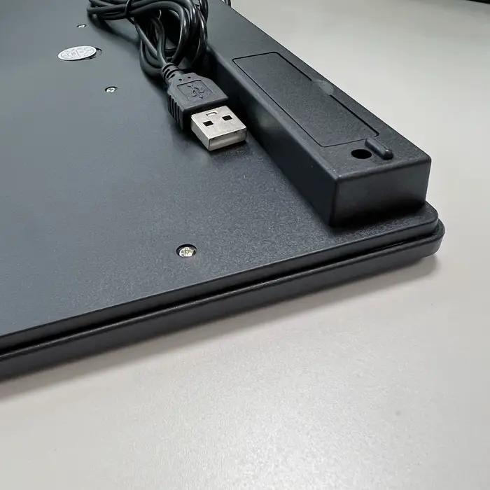 Japonais allemand russe français espagnol USB filaire mini clavier langue 78 touches pour ordinateur de bureau PC portable mince