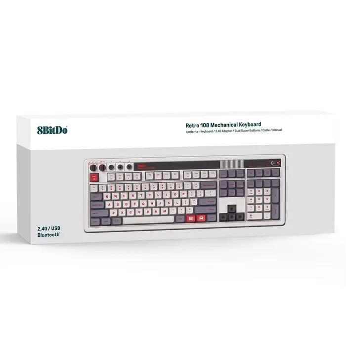 8BitDo clavier mécanique rétro 108 touches