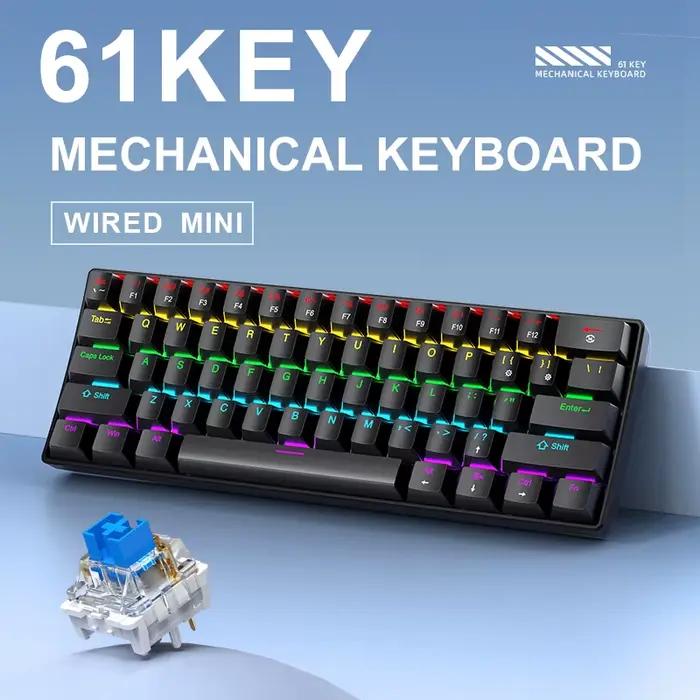 Clavier Mécanique APAYADO K61 60% Filaire RGB Phantom