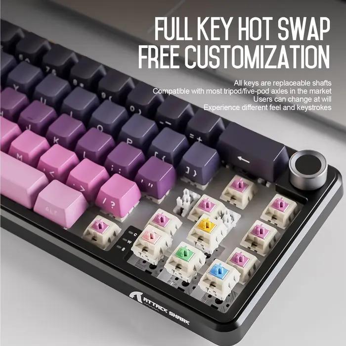 Clavier mécanique sans fil Attack Shark X66