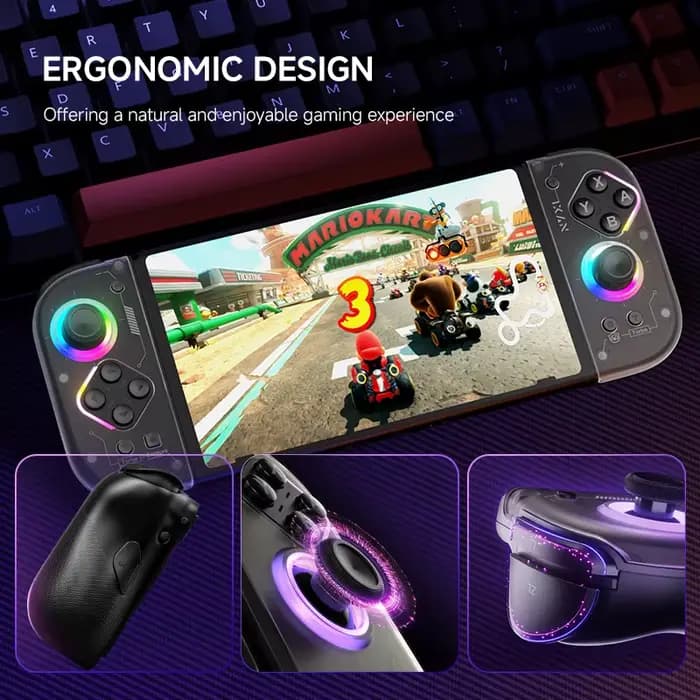 Contrôleur de commutation sans fil NYXI Hyperion 2 avec Joystick Hall Vibration réglable RVB