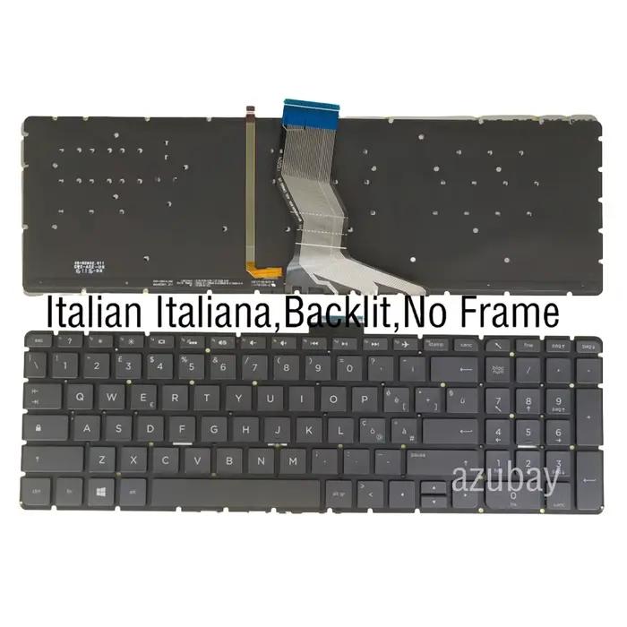 Clavier rétroéclairé italien pour ordinateur portable HP Pavilion 15-AB000
