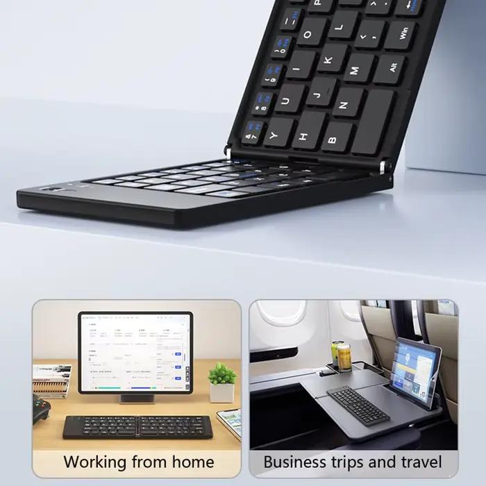 Clavier sans fil pliable