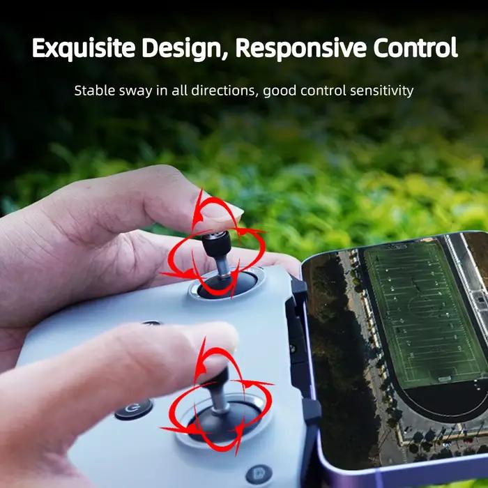 Bâtons de contrôleur BRDRC pour télécommande DJI FLIP/Mini 4K/4 Pro/Mini 2/AIR 2S/Mini 3 Pro