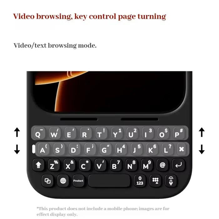 Akko Metakey clavier Mobile Plug And Play rétro-éclairé clé contrôlée Page retournement pour Iphone 16/17 Promax coque de protection pour téléphone