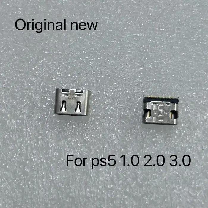 40 pièces 100% Original nouveau pour PS5 Dualsense 5 contrôleur de jeu BDM-010/020/030 Type C USB prise de courant connecteur Port