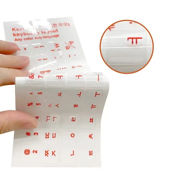 Lettre autocollante étanche, Super Durable, pour clavier coréen, pour ordinateur portable, clavier général coréen