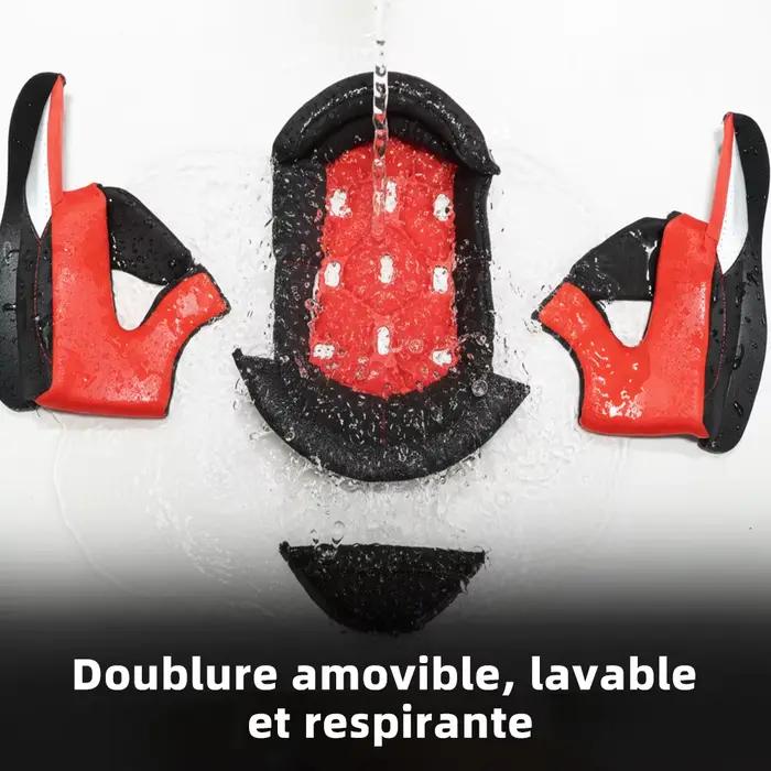 Casque de moto intégral pour hommes et femmes, certifié ECE européen, homologué DOT