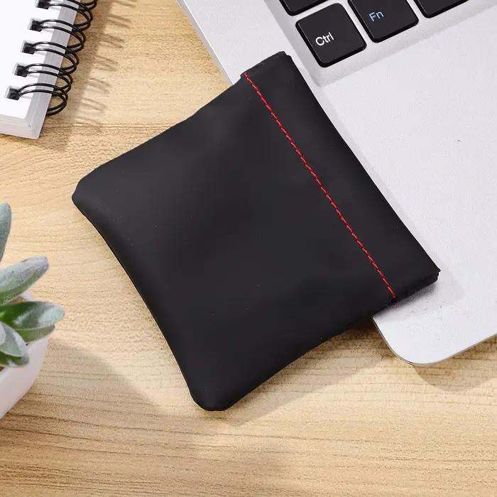 1 pièce - Mini sac portable pour écouteurs - Étui de rangement en PU