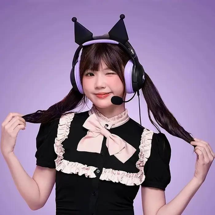 Razer Sanrio Kuromi Casque filaire
