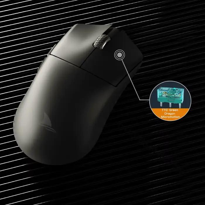 Darmoshark souris de jeu M3 Pro Max sans fil 4K/8K Bluetooth Tri-Mode PAW3950 nordique 52840 30K DPI jeu Macro