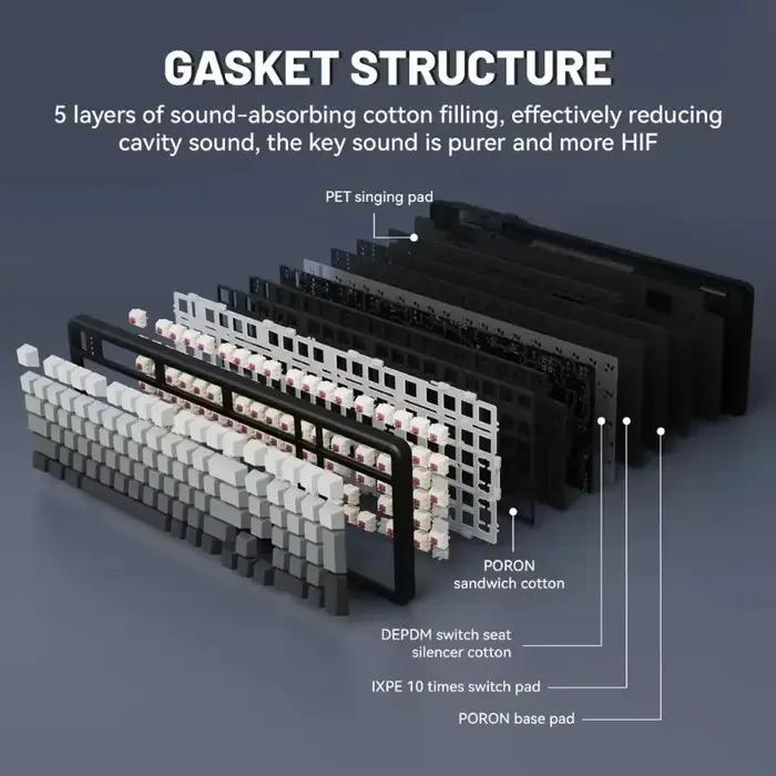 Clavier mécanique Attack Shark X98Pro 3 modes