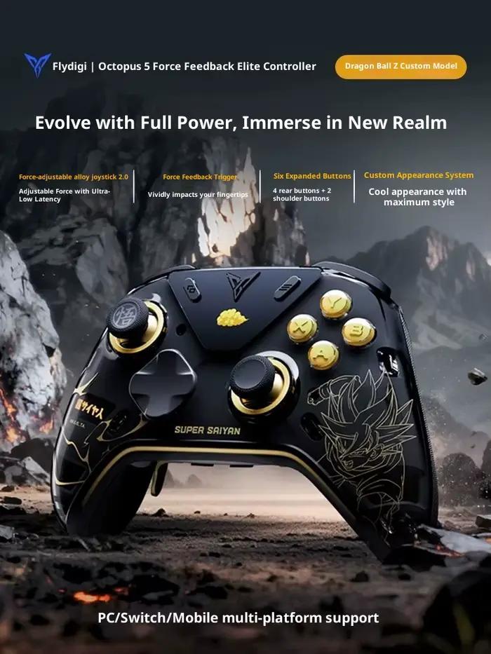 Manette de jeu Apex5 Dragon Ball Z avec retour de force