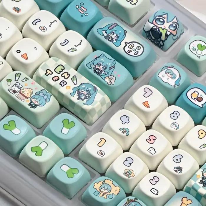 Capuchons de touches Miku thème anime