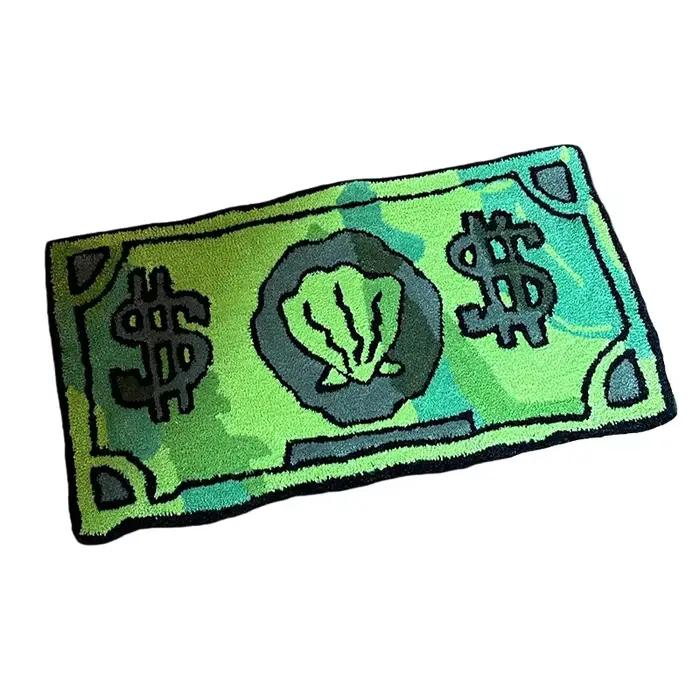 Tapis à motif de pièces de monnaie