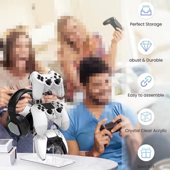Support de contrôleur AyeBeau 3 couches pour PlayStation 5 4 3 DualSense DualShock Xbox Switch Pro accessoire de jeu pour gamer occassions spéciales