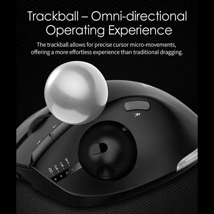 Souris souris pour ordinateur portable souris sans fil Triple Mode BT RGB souris d'ordinateur avec Angle de souris Programmable réglable souris trackball
