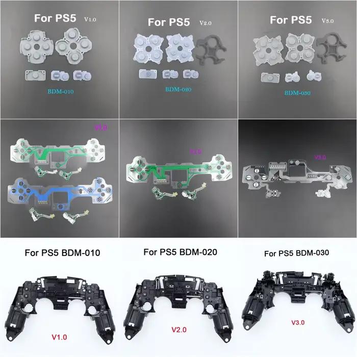 1 ensemble pour manette PS5 V1 V2 V3 BDM-010/020/030 : cadre central