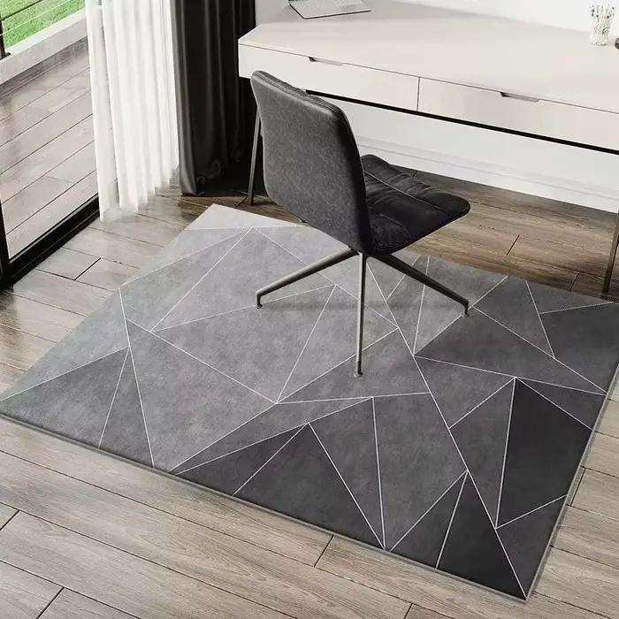 VIKAMA – tapis en velours cristal le plus vendu, tapis de Protection pour chaise d'ordinateur d'étude à domicile, tapis Durable haut de gamme, décoration d'intérieur en gros