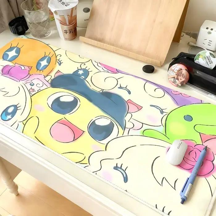 Tapis de souris T-Tamagotchis design moderne élégant pour bureau grande taille couleurs variées amélioration de la productivité et de la précision pour travailleur professionnel graphiste développeur