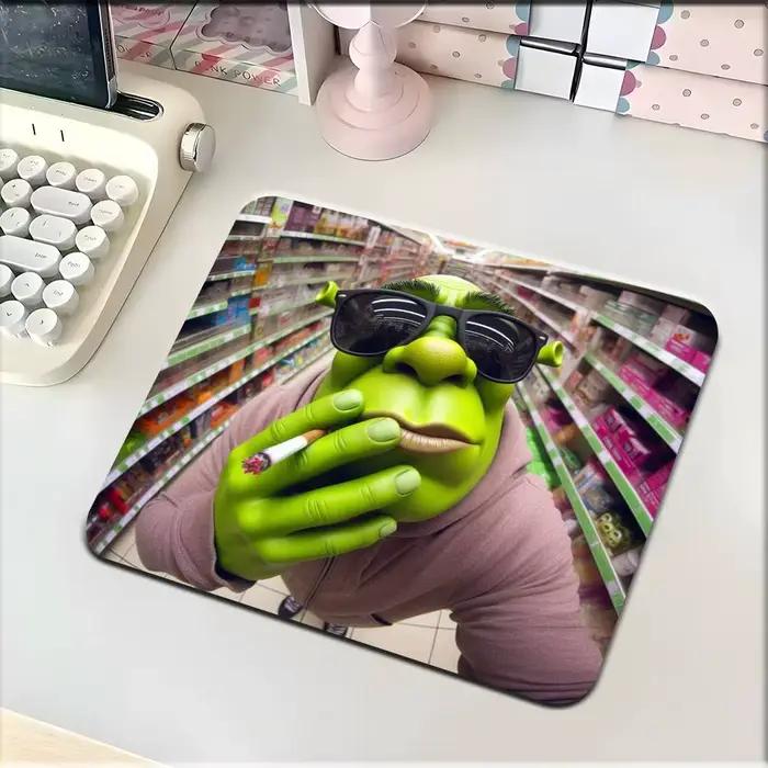 Mignon drôle s-shrek petit tapis de souris clavier coussin pour ordinateur portable