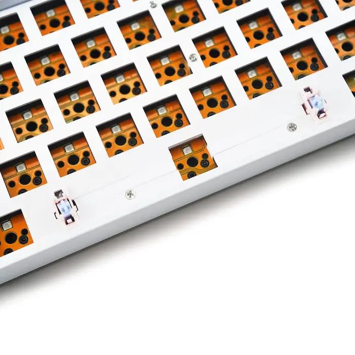 HW61/Ultra60 Kit de clavier mécanique personnalisé ISO 60% jeu sans fil rvb Bluetooth bricolage