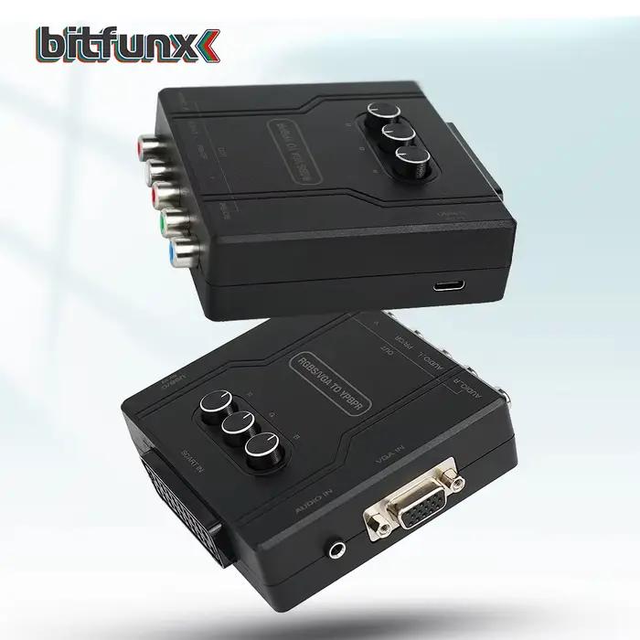 Bitfunx RGBS VGA vers YPBPR convertisseur de composants péritel