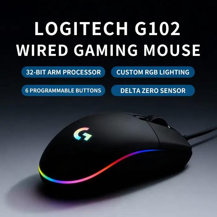 Logitech G102 : Souris de jeu durable et fiable
