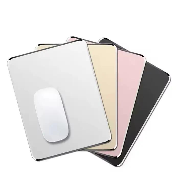 Tapis de souris en métal aluminium