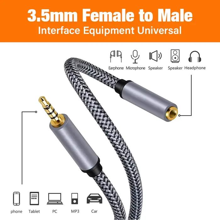 Câble d'extension audio pour téléphone