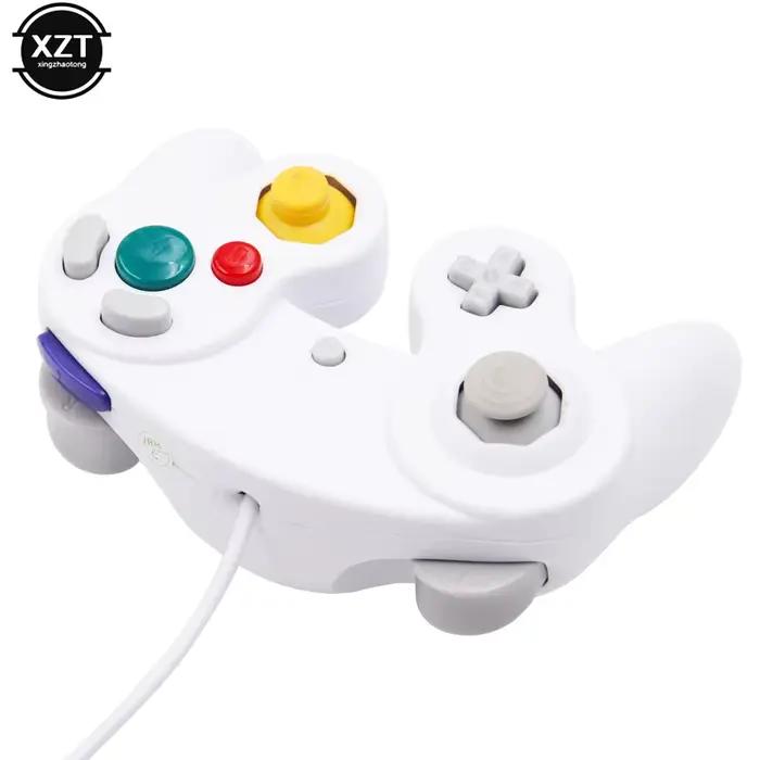 Contrôleur de jeu filaire classique pour console NGC GameCube double mode confortable à offrir pour passionnés de jeux occasions spéciales