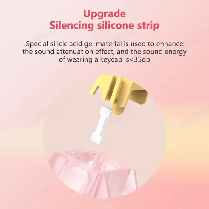 Outemu-Interrupteurs silencieux Peach V3