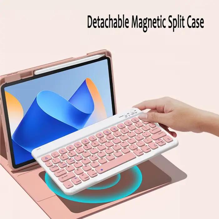 Pour Xiaomi Pad 7 7 Pro 11,2 pouces 2023 Mipad 6Pro 11 pouces 5 Pro pour Redmi Pad SE 11 pouces 2023 360 °   Étui de clavier rotatif avec couvercle rabattable