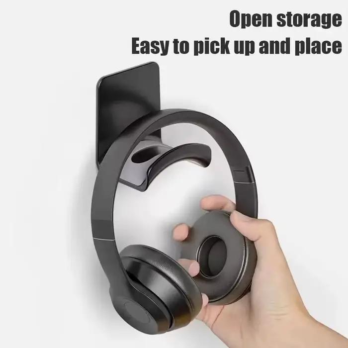 Support de casque universel adhésif en plastique