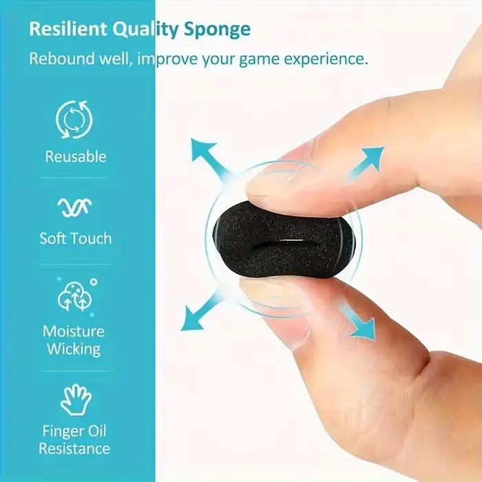 Paquet de 6 anneaux d'assistance de visée en Silicone pour contrôleurs PS5/PS4/Xbox/Switch Pro/Scuf-outils Non électriques de contrôle de mouvement à poignée de précision