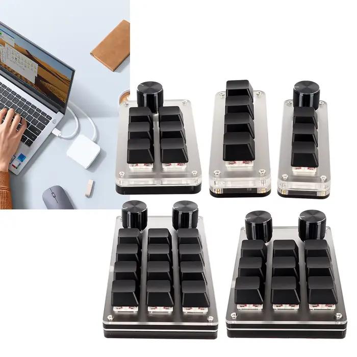 Clavier Macro clavier Macro rouge Plug and Play boutons personnalisés ergonomiques Mini clavier USB pour ordinateur de