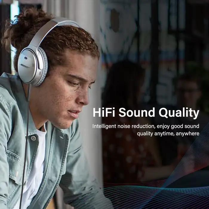 Câble Aux pour casque BOSE QC35II QC35 QC25 link OE2/OE2I, 3.5mm à 2.5mm