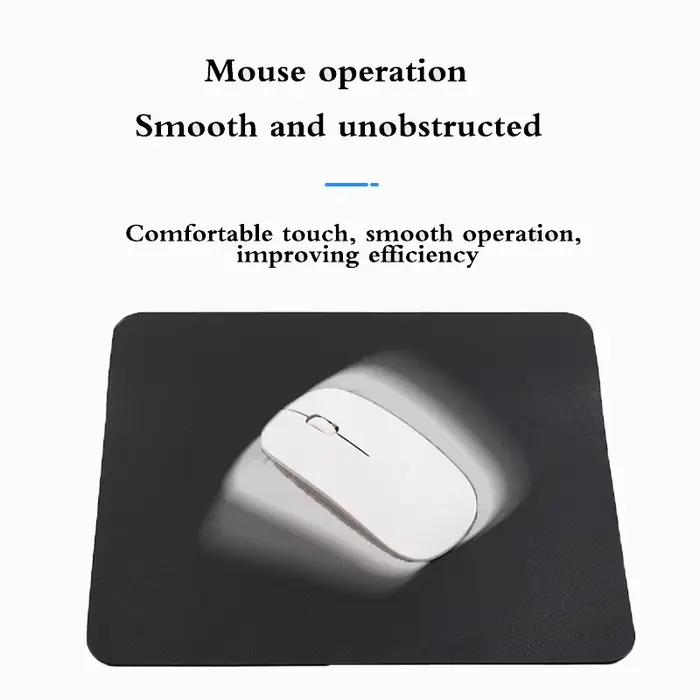 Petit tapis de souris en cuir PU