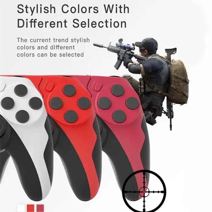 Manette sans fil pour PS4 avec gyroscope six axes et détection de mouvement