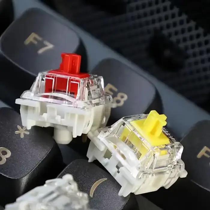 GATERON G Pro V3 3.0 Pro commutateur 3 broches pour clavier mécanique pré-lubrifié rvb linéaire Tactile blanc jaune rouge argent marron axe MX
