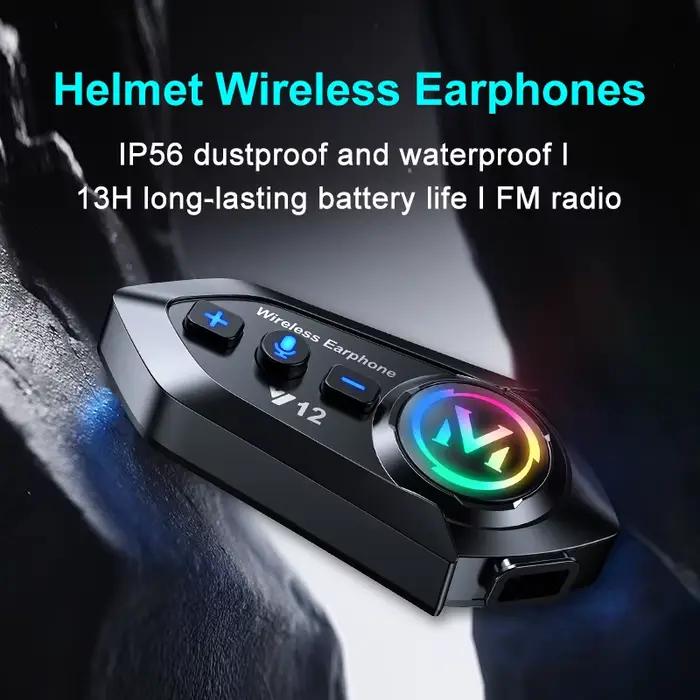 Casque de moto Bluetooth 5.4