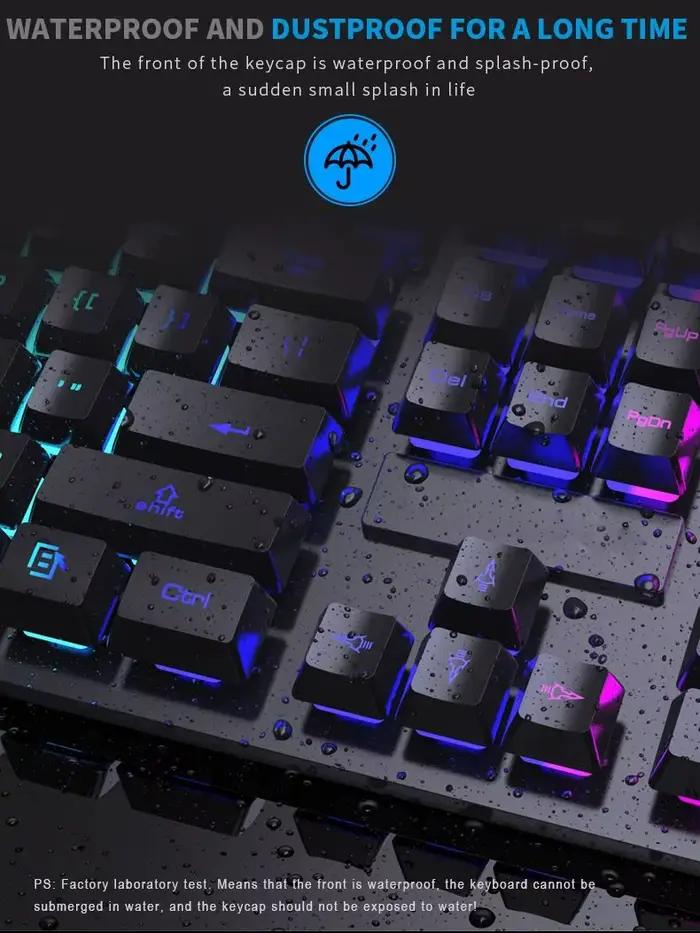 Clavier mécanique filaire rvb