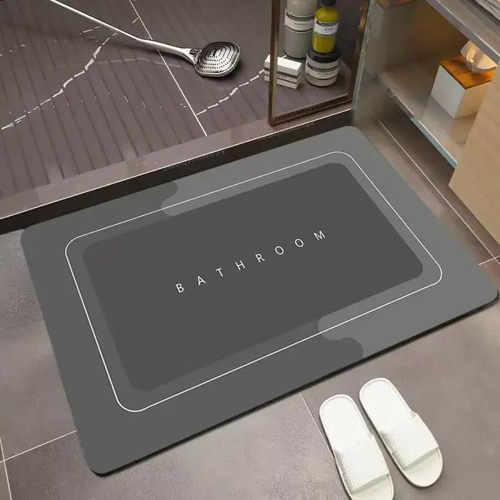 Tapis de salle de bain Super absorbant et antidérapant, pour toilettes, baignoire, cuisine, salon, tapis de sol, décoration de maison