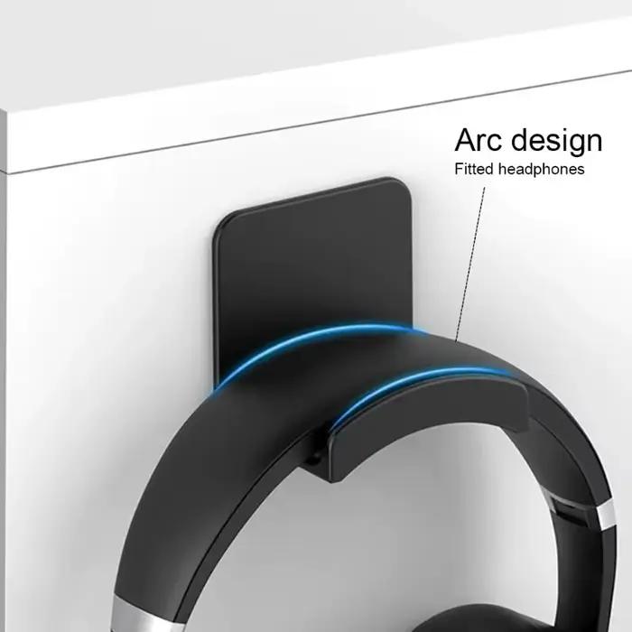 Support de casque universel adhésif en plastique
