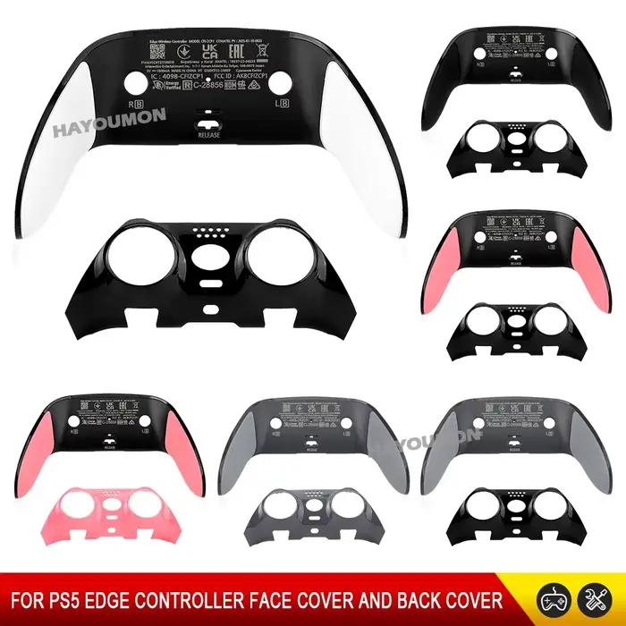 Coque décorative supérieure et inférieure 2 en 1 pour manette sans fil PS5 Edge